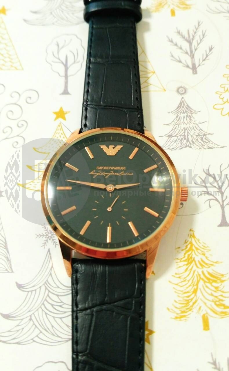 Наручные часы Emporio Armani 3045 (черный циферблат) - фото 2 - id-p109390186