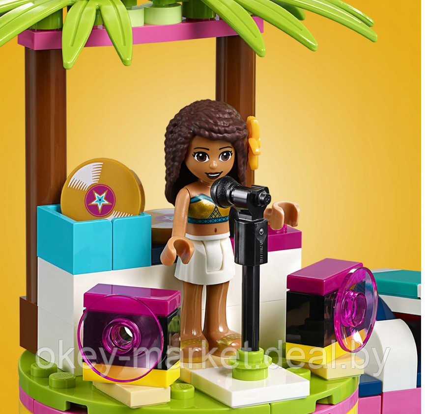 Конструктор LEGO Friends Вечеринка Андреа у бассейна 41374 - фото 6 - id-p109402245