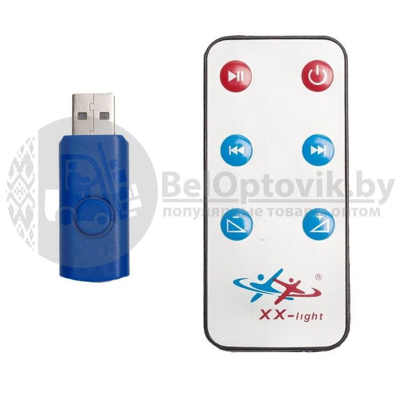 Диско шар музыкальный LED LIGHT с USB разъемом, пультом и флешкой - фото 2 - id-p109390261