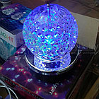 Диско шар музыкальный LED LIGHT с USB разъемом, пультом и флешкой, фото 3