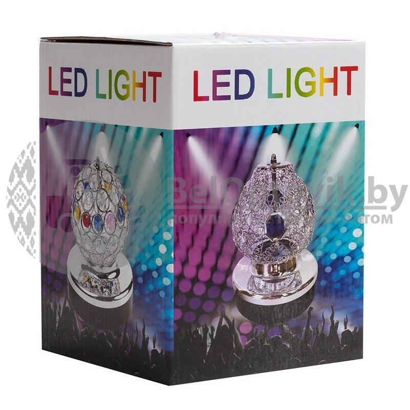 Диско шар музыкальный LED LIGHT с USB разъемом, пультом и флешкой - фото 5 - id-p109390261
