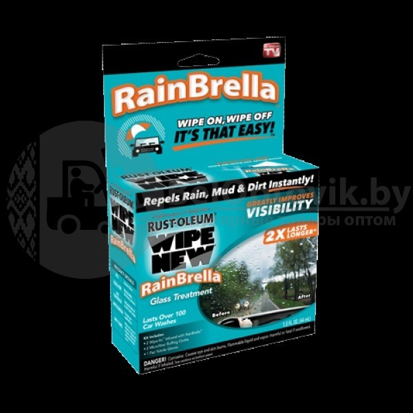 Антидождь для стекол автомобиля Rainbrella (Жидкое стекло) - фото 2 - id-p109390289