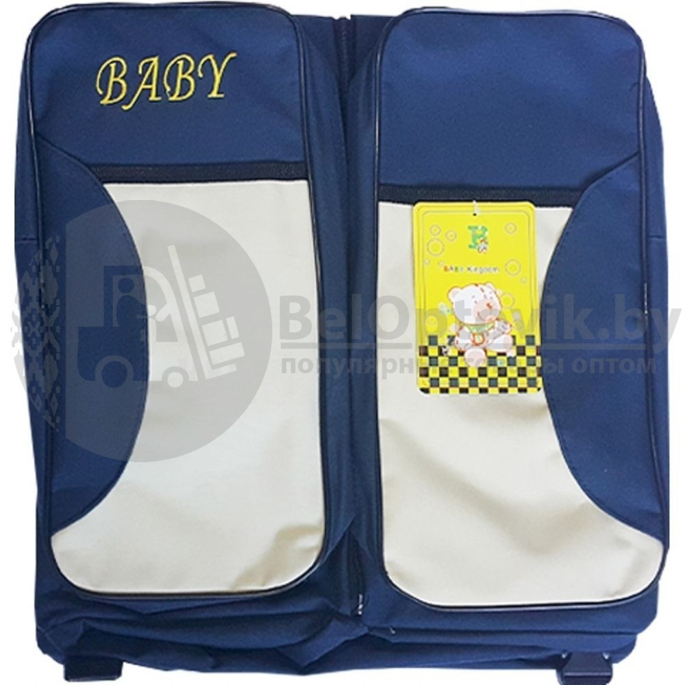 Детская сумка кровать Baby Travel Bed and Bag от 0 до 12 мес. (Складная дорожная люлька переноска) - фото 10 - id-p109390316