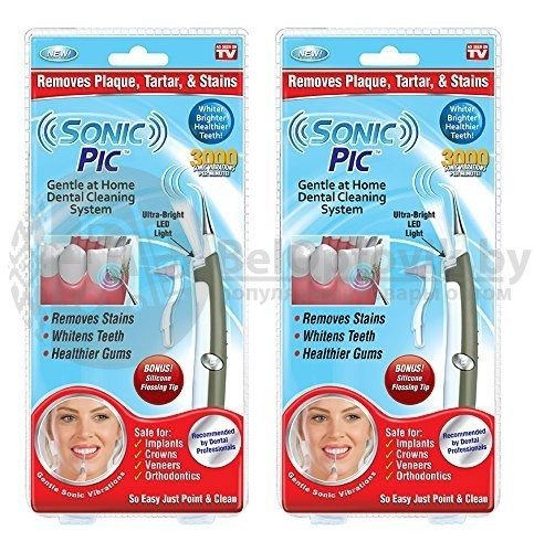 Средство для отбеливания зубов SONIC PIC Gentle at Home Dental Cleaning System - фото 7 - id-p109390333