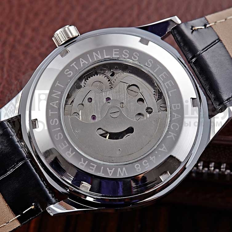 Часы Winner Lux White А458 (механика с автоподзаводом) - фото 3 - id-p109390353