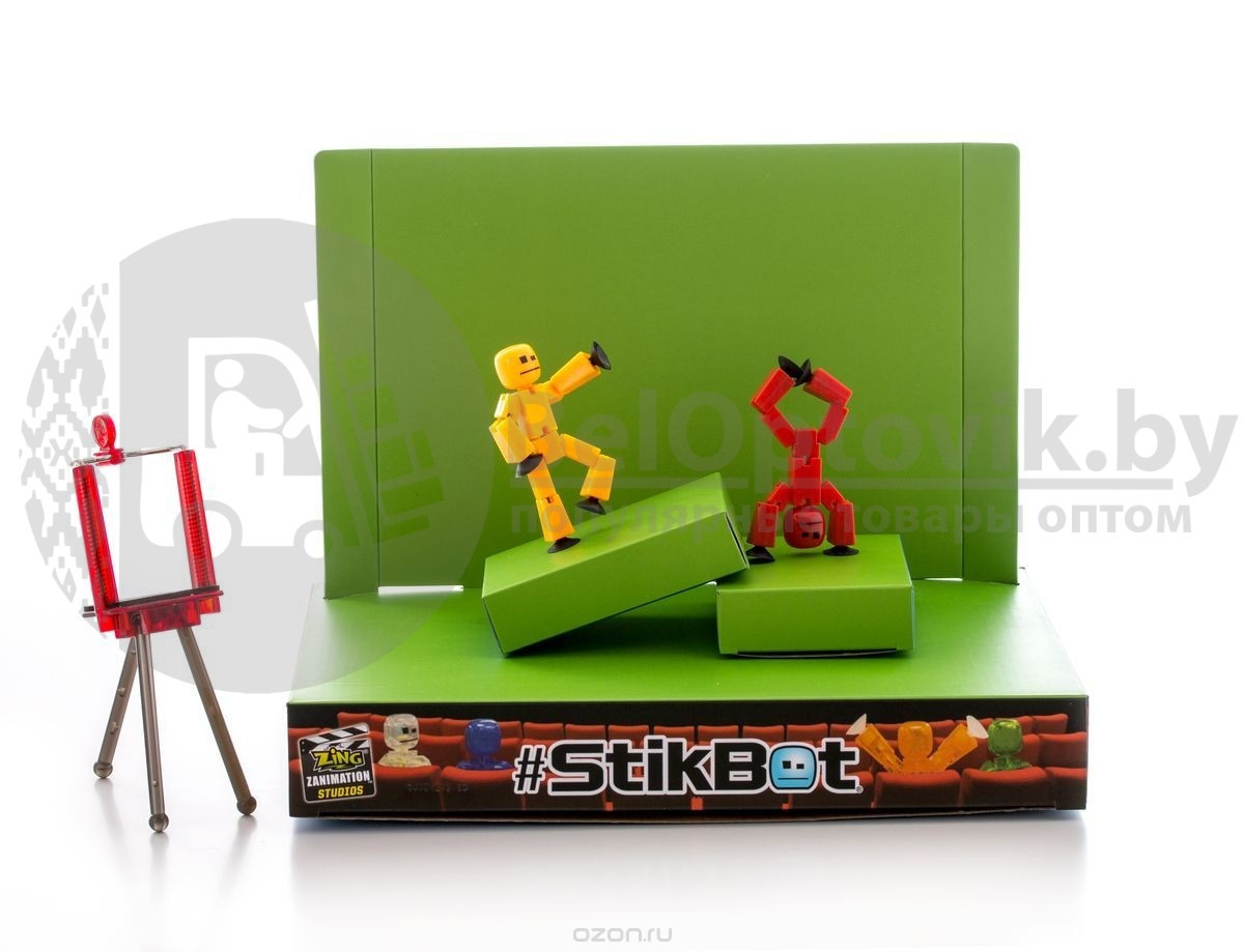 Игрушка Stikbot (Стикбот) анимационная студия со сценой - фото 4 - id-p109390366