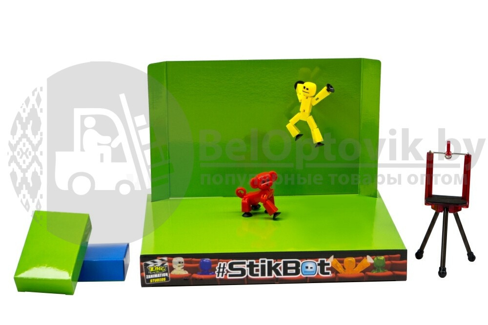 Игрушка Stikbot (Стикбот) анимационная студия со сценой - фото 5 - id-p109390366