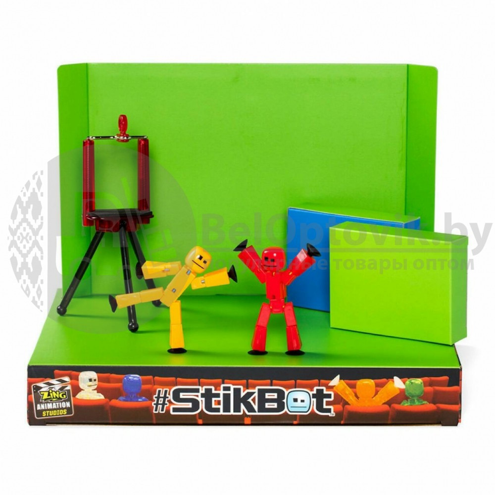 Игрушка Stikbot (Стикбот) анимационная студия со сценой - фото 7 - id-p109390366