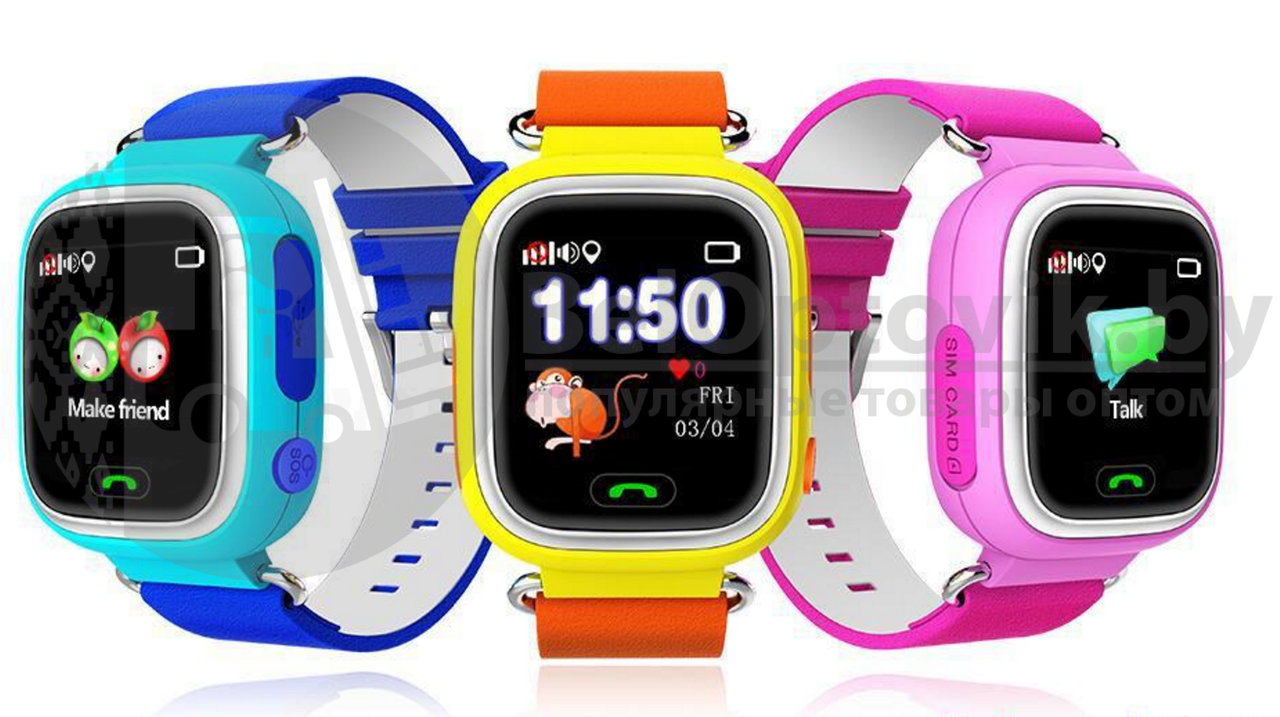 Умные детские часы Smart Baby Watch Q80 Wonlex - фото 2 - id-p109390590