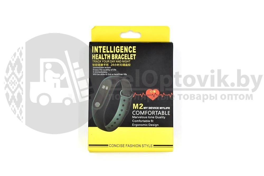 Фитнес браслет трекер М2 Intelligence Heath Bracelet (аналог Xiaomi Mi band 2) - фото 5 - id-p109392450