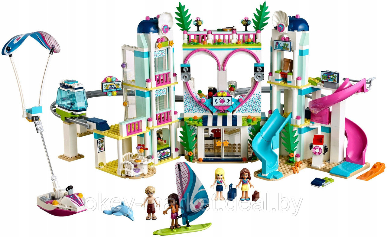 Конструктор LEGO Friends Курорт Хартлейк-Сити - фото 2 - id-p109404286