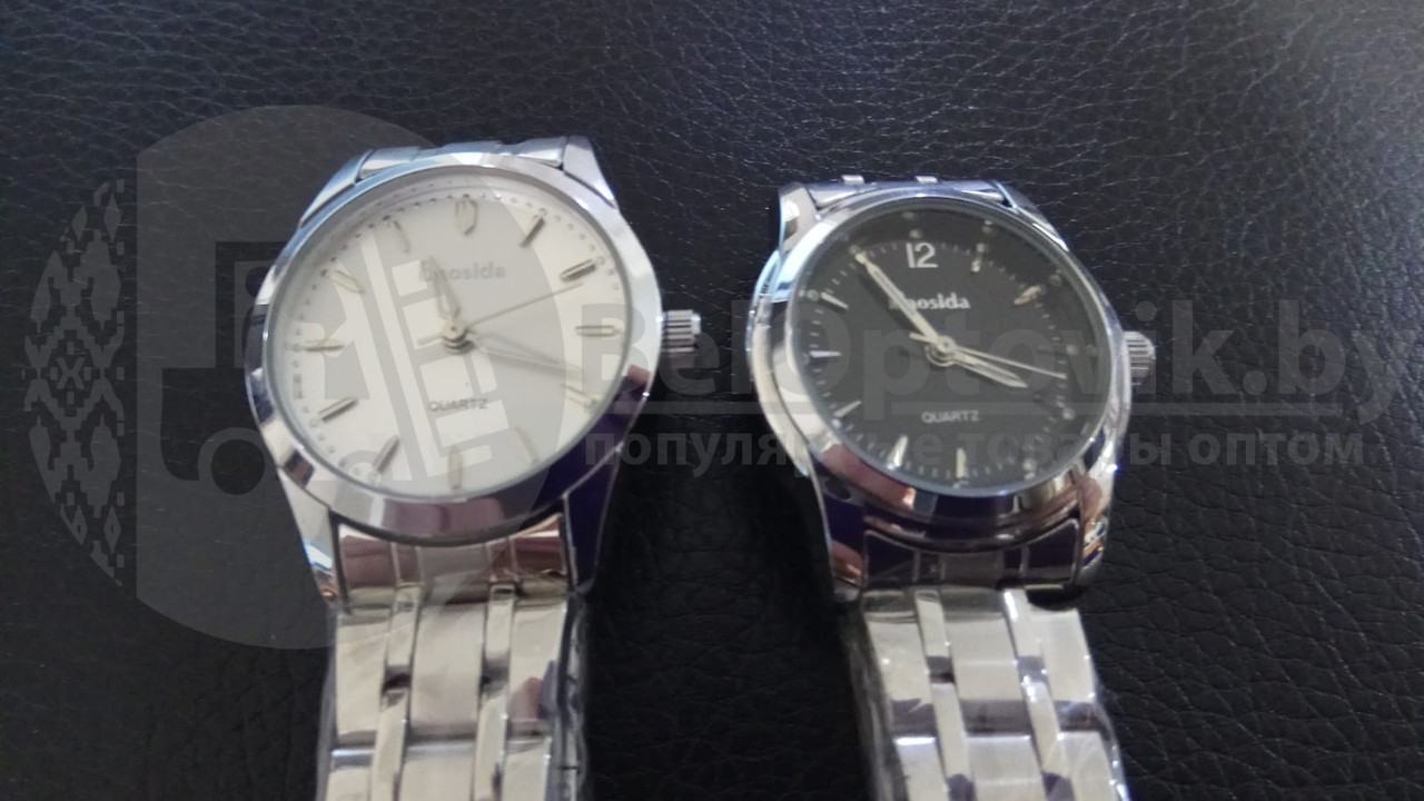 Часы женские наручные Baosida 8210L (ремешок металл, черный и жемчужный циферблат) - фото 5 - id-p109393153