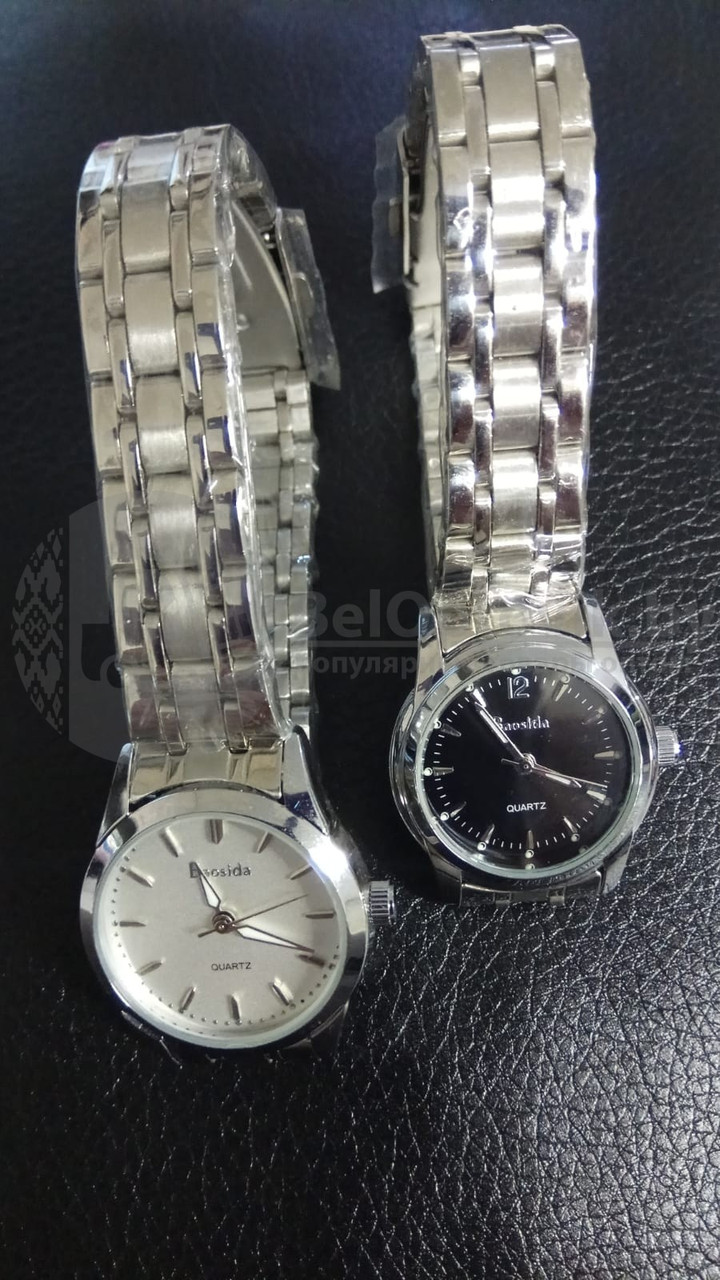Часы женские наручные Baosida 8210L (ремешок металл, черный и жемчужный циферблат) - фото 6 - id-p109393153