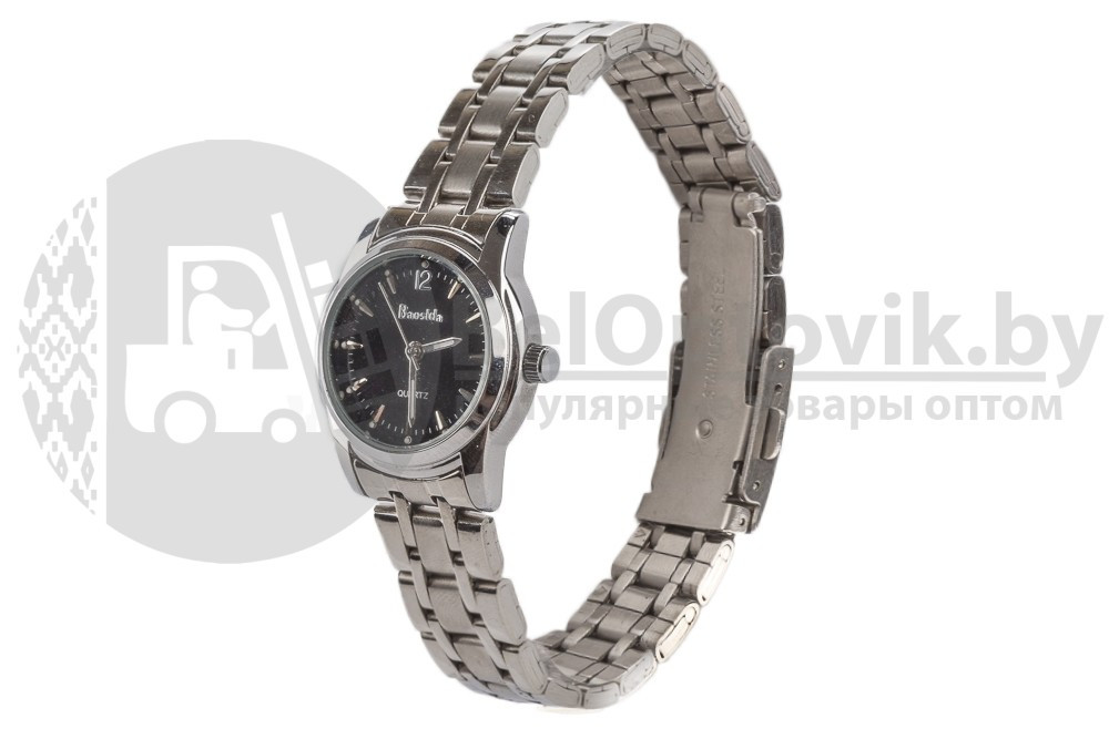 Часы женские наручные Baosida 8210L (ремешок металл, черный и жемчужный циферблат) - фото 8 - id-p109393153