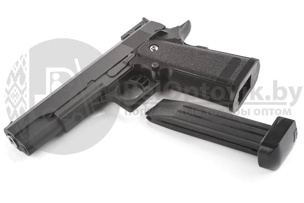 Модель пистолета G.6A Colt 1911 PD с глушителем и ЛЦУ (Galaxy) - фото 5 - id-p109393299