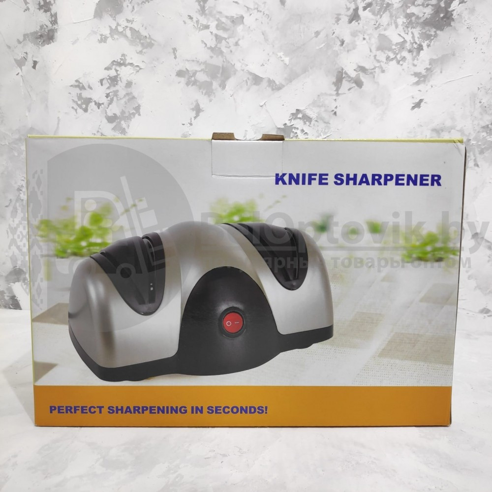 Электрическая точилка для ножей (ножеточка) Knife Sharpener от сети, 220 В - фото 6 - id-p109393392