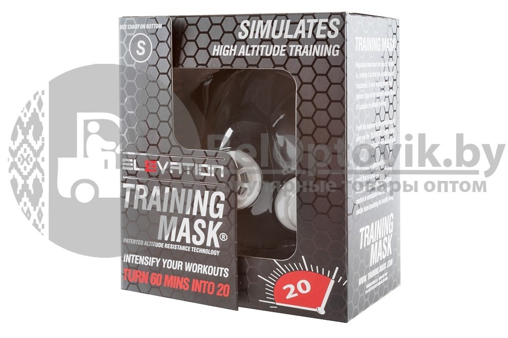 Тренировочная маска Elevation Training Mask 2.0, размер М / ХИТ. Лучшая цена. - фото 6 - id-p109393648