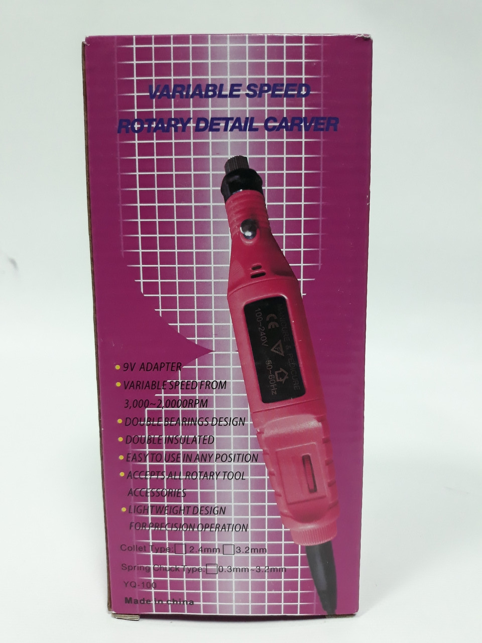Аппарат для маникюра Variable Speed Rotary Detail Caver pink - фото 1 - id-p109405813