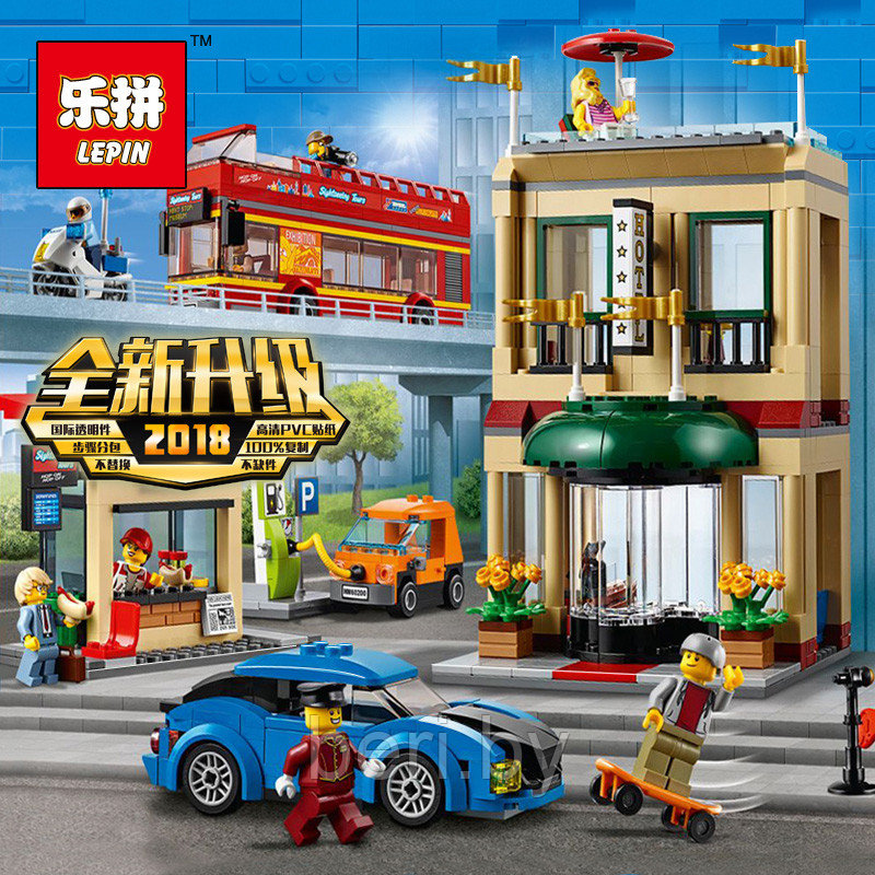 02114 Конструктор Lepin City "Столица", 1356 элементов, аналог Lego 60200, 82310 - фото 8 - id-p109409255