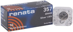 Батарейка часовая Renata Silver Oxide 357, блистер 1