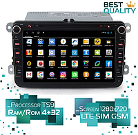 Штатная магнитола Parafar 4G/LTE для Skoda Roomster 2006+ с DVD на Android 13 +4G модем