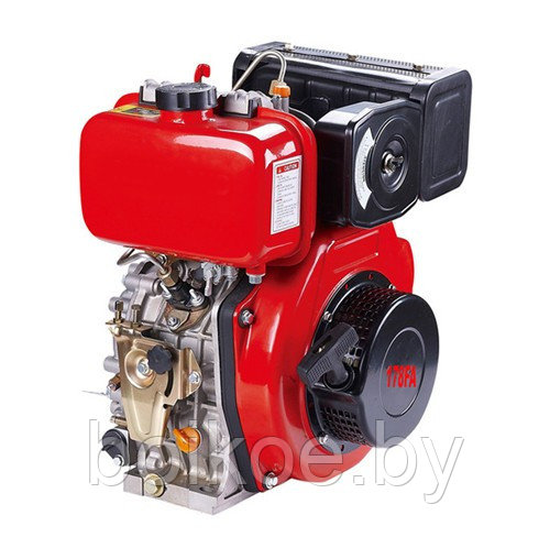 Двигатель дизельный для мотоблока 178F (6 л.с., шпонка 19,05мм) - фото 1 - id-p109436177