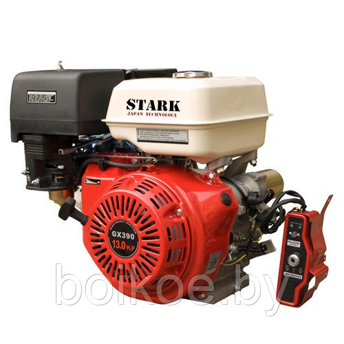 Двигатель бензиновый Stark GX390 Е (13 л.с., шпонка 25 мм, электростартер)