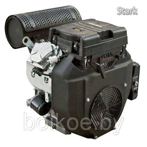 Двигатель бензиновый Stark GX620 E (22 л.с., 2 цилиндра, шпонка 25,4 мм, электростартер)
