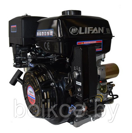 Двигатель Lifan 190FD (15 л.с., шпонка 25 мм, электростартер), фото 2