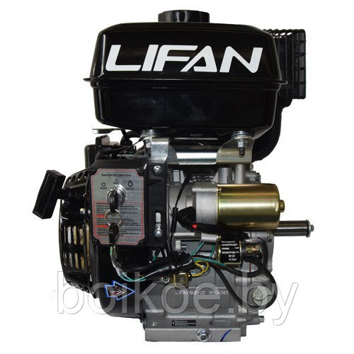 Двигатель Lifan 192FD для техники (17 л.с., шпонка 25 мм, электростартер) - фото 5 - id-p109436266