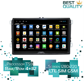 Штатная магнитола Parafar 4G/LTE для Seat Altea на Android 13 +4G модем