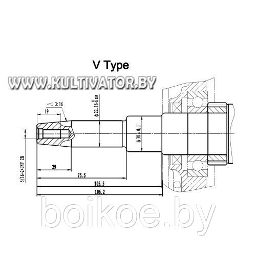 Двигатель бензиновый Stark GX390 для генераторов (13 л.с., конус V-type) - фото 3 - id-p109436316