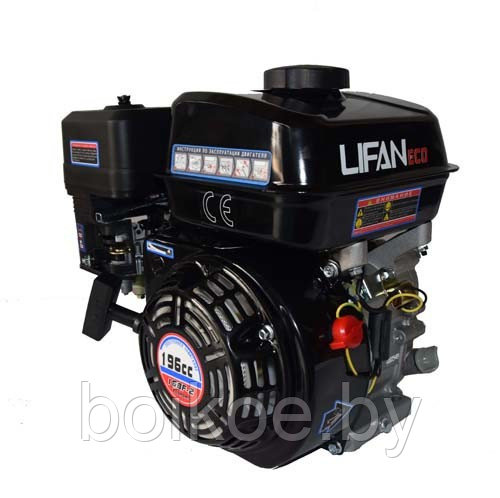 Двигатель Lifan 168F-2 Economic для мотоблока (6,5 л.с., шпонка 19,05 мм)