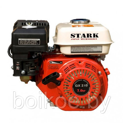 Двигатель бензиновый Stark GX210 FS для культиватора (7 л.с., шлиц 20мм), фото 2