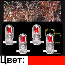 LED-катушка клип-лайт, 100м, шаг 30 см, 333 красных светодиодов