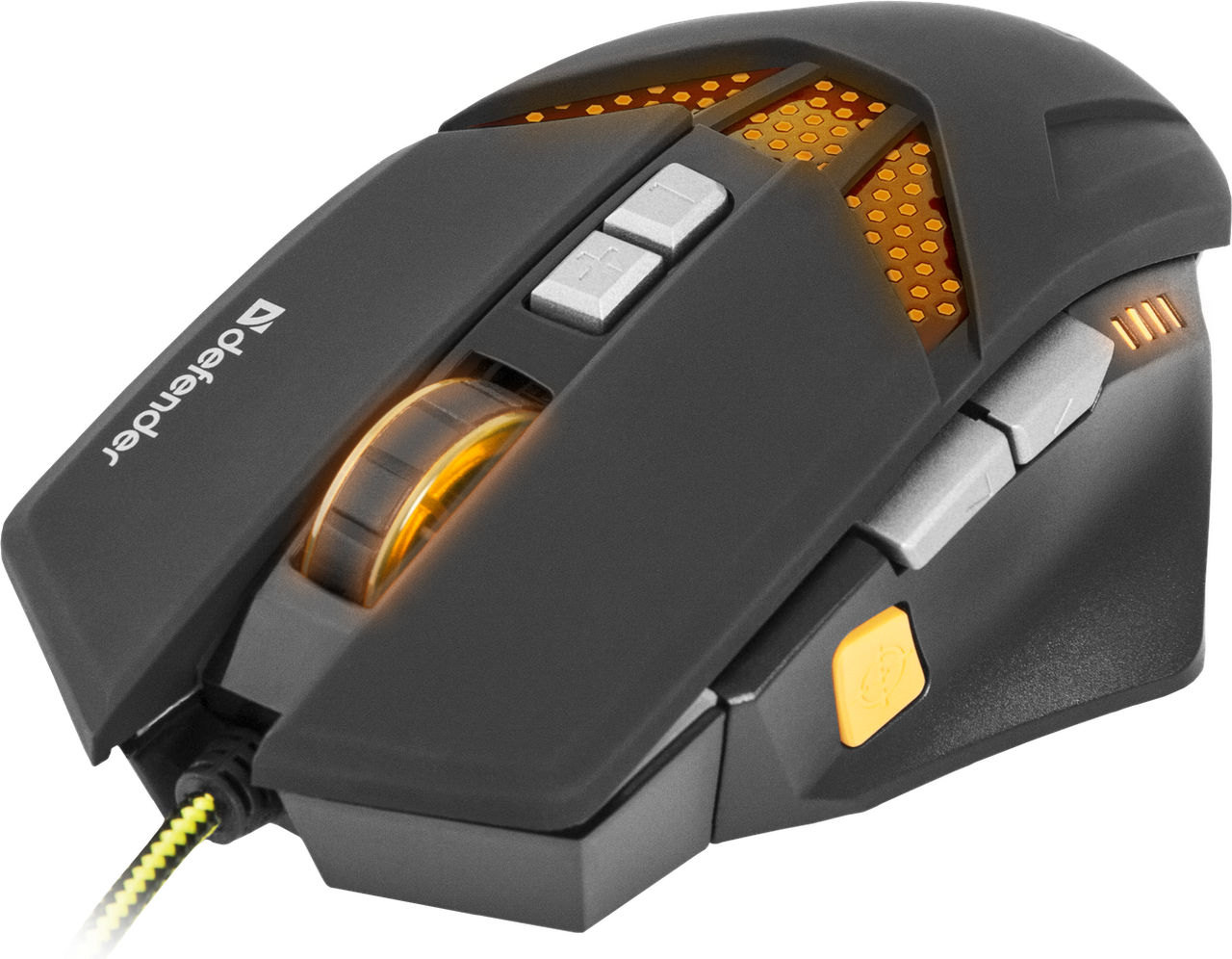 Проводная оптическая игровая мышь Defender Warhead GM-1780 оптика, 8 кнопок, 1000-2500dpi - фото 2 - id-p109439331