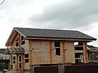 Строительство деревянного дома из профилированного бруса (комплекс застройки дом, баня, гараж и ограждение участка)