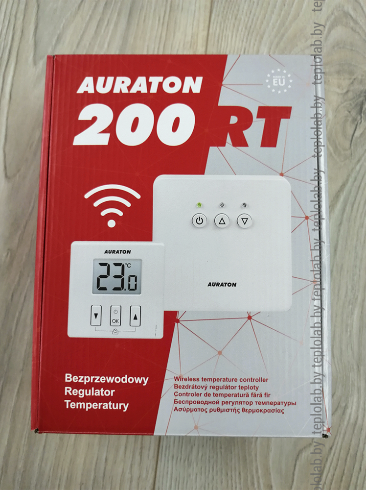 Беспроводной суточный регулятор температуры Auraton 200RT - фото 3 - id-p109440020