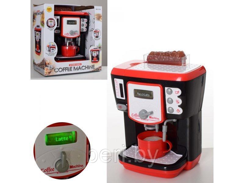 1513 Кофемашина, кофеварка детская Kitchen Series, работает от батареек, свет, звук - фото 2 - id-p109437289
