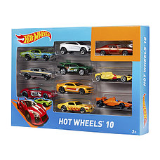 Hot Wheels 54886 Хот Вилс Подарочный набор из 10 машинок, фото 3