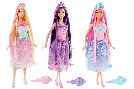 Barbie (Барби) Barbie DKB61 Барби Куклы-принцессы с длинными волосами, фото 2