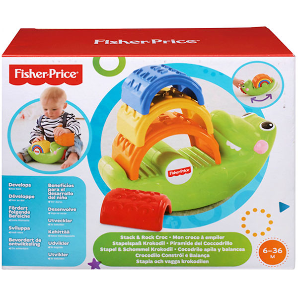 Fisher-Price CDC48 Фишер Прайс Игрушка-пирамидка "Крокодильчик" - фото 4 - id-p78762198