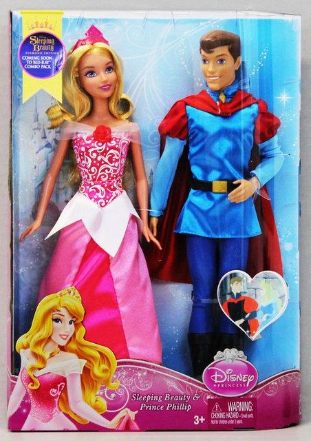 Disney Princess Куклы Спящая красавица и принц Филипп Артикул BMB71 Mattel 30 см - фото 1 - id-p50514471