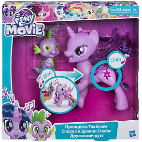 Hasbro My Little Pony C0718 Май Литл Пони "Сияние" Поющие Твайлайт и Спайк, фото 2