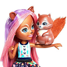 Enchantimals Mattel Enchantimals FMT61 Кукла с питомцем - Санча Белка, фото 2