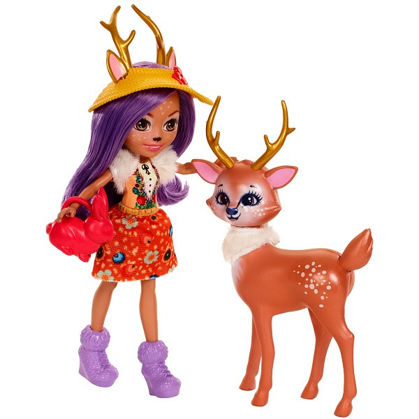 Enchantimals Mattel Enchantimals FDG01 Набор из двух кукол с любимыми зверюшками - фото 7 - id-p78762226