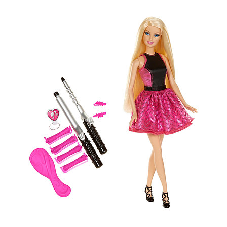 Barbie (Барби) Mattel Barbie BMC01 Барби Игровой набор "Длинные локоны", фото 2