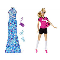 Mattel Barbie BDT25/CLR30 Барби Набор "Кукла Барби и набор одежды" №1