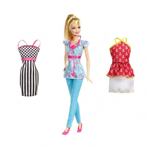 Mattel Barbie BDT23/CFX70/CLL58 Барби Набор "Кукла Барби и набор одежды" №5