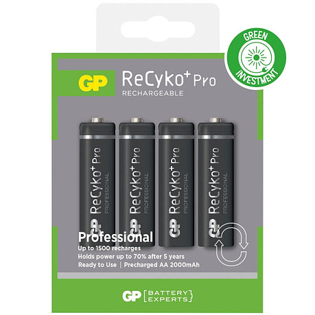 Аккумулятор GP ReCyko AA 2000 mAh 1 шт, фото 2